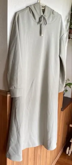 【美品】授乳ワンピース　グリーン