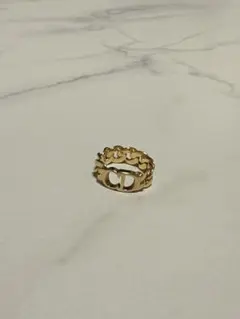 Christian Dior ロゴリング ゴールド ec-20379 Mサイズ - メルカリ