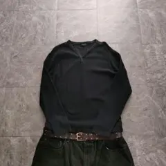 black keyneck long sleeve opium
