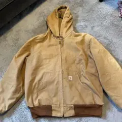 m*u様 Carhartt カーハート ダック地 ジップパーカー ブラウンJ13