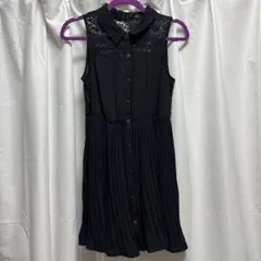 【美品】Heather ワンピース ブラック ノースリーブワンピースのサムネイル