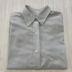 UNIQLO 長袖コットンシャツ　ブルー　レディースLサイズ