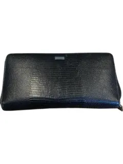 ドルガバ／DOLCE＆GABBANA 長財布 財布 本革 ブラック