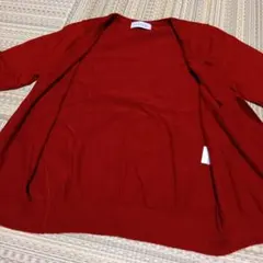レディースカーディガン 赤 M