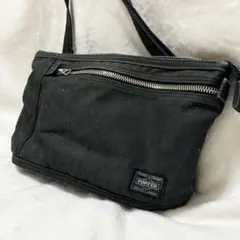 吉田カバン PORTER スモーキーショルダー ブラック　デニム生地