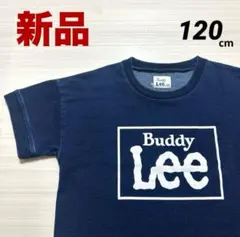 【　新品　】バディーリー　ロゴ　プリント　１２０　紺　デニム　半袖　Ｔシャツのサムネイル