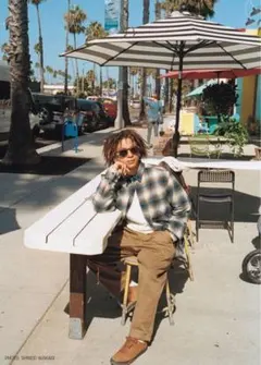 平野歩夢着用　ユニクロ　オンブレチェックシャツ　ネルシャツ　希少カラー　古着