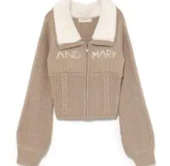 andmary Mary logo zip tops - メルカリ