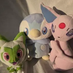 ポッチャマ ニャオハ エーフィア ぬいぐるみセット