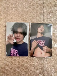 ヨンジュン トレカ weverse ラキドロ 特典 コンプ NO LABELS