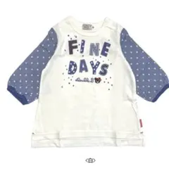 ミキハウス　ダブルビー　七分袖　トップス　130