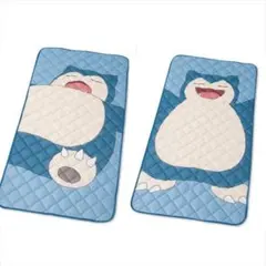 しまむらポケモン カビゴン冷感敷きパッド2種2枚セットベッドパッド敷きパッド新品のサムネイル