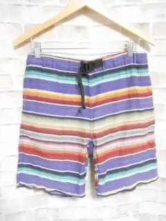 WILDTHINGS ワイルドシングス ボーダー柄 ハーフパンツ