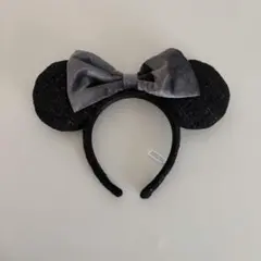 東京ディズニーランド ミニーマウスカチューシャ（ツイード）