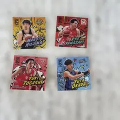 B.LEAGUE x ビーバー ステッカー 4枚