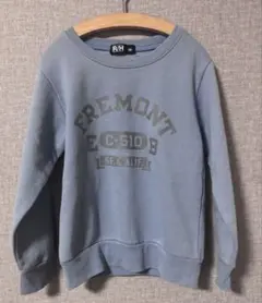 RH 裏毛トレーナー 120センチ　カラー:ブルー