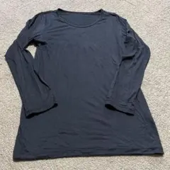 ユニクロHEATTECH ブラック 長袖シャツ 150