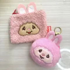 チムたん　フェイスマスコットとポーチ　セット　ガチャガチャ