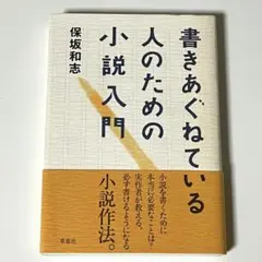 書きあぐねている人のための小説入門　保坂和志