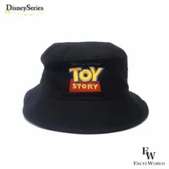 トイストーリー　バケットハット　黒　ディズニー