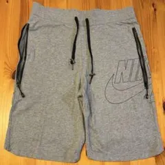 ナイキ ビッグスウォッシュ スウェット ハーフパンツ グレーＬ