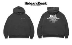 24AW ハイドアンドシーク HIDE AND SEEK H&S パーカー Lのサムネイル