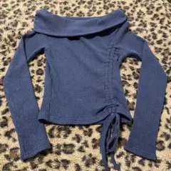 DARPHIN ネイビー オフショルダー セーター韓国