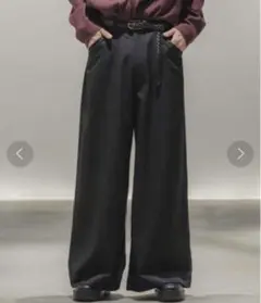 ワイドスラックス メンズ