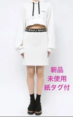 スポンジングロゴミニスカートのサムネイル