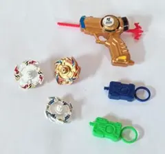 爆転シュートベイブレード ミニ・ベイブレード 3個　シューター 3個