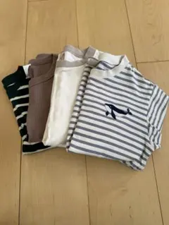 長袖カットソー 4枚セット 120cm プティマイン H&M