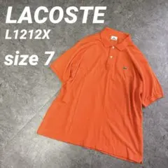 希少ビッグサイズ★LACOSTE L1212X半袖ポロシャツ★