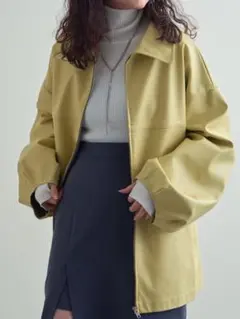 フェイクレザージャケット