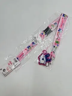 たまごっちふぁくとり〜　ネックストラップ　みみっち　ピンク　たまごっちパラダイス