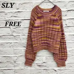 スライ【FREE】 グラデーション ミドルゲージ トップス ニット クルーネックのサムネイル