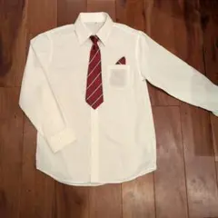 男児 フォーマルシャツ ネクタイ付き 150cm