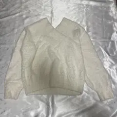 Dazy ニットセーター L ホワイト Vネック SHEIN