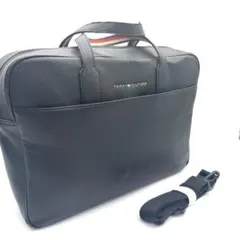 TOMMY HILFIGER ショルダーバッグ レザー ブラック2WAY