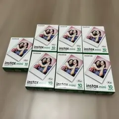 【新品未開封】instaxミニチェキフィルム 70枚（10枚×7箱）富士フイルム