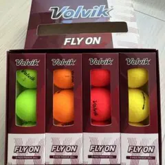 【新品】Volvik FLY ON ゴルフボール 12球（マルチカラー）のサムネイル