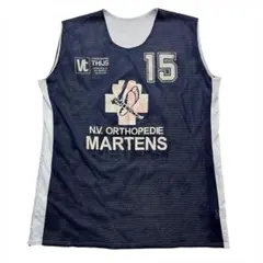 00s ベルギー製 リバーシブル ゲームシャツ メンズ 3XL バスケ タンク