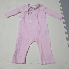 Ralph Lauren ピンクストライプロンパース 9m