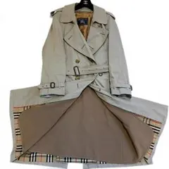 BURBERRY ノバチェック 腰ベルト ライナー コットン トレンチコート