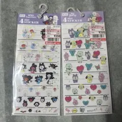 BT21 4サイズシールシート 2枚セット