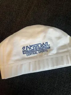 CENTRAL SPORTS 水泳帽 Mサイズ ホワイト