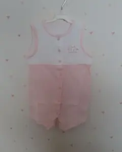 ベビー ロンパース familiar 70cm ピンク系