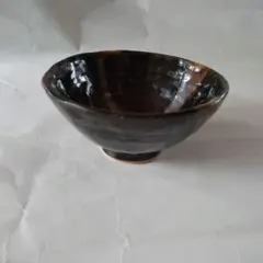 茶道具 琉球壺屋焼 飴釉 茶碗 C A386 - メルカリ