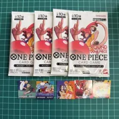 ワンピースカード ラウンドワン プロモーションパック 4パックセット