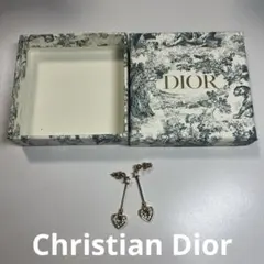 片耳のみ・難あり】Dior ディオール ピアス ハート ロゴ シルバー 