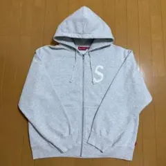 Supreme S Logo Zip Up Hooded Sweatshirt